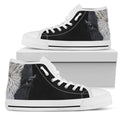 Eyes cow - High-Top Shoe WOMEN'S and MEN'S - myfunfarm - clothing acceessories shoes for cow lovers, pig, horse, cat, sheep, dog, chicken, goat farmer