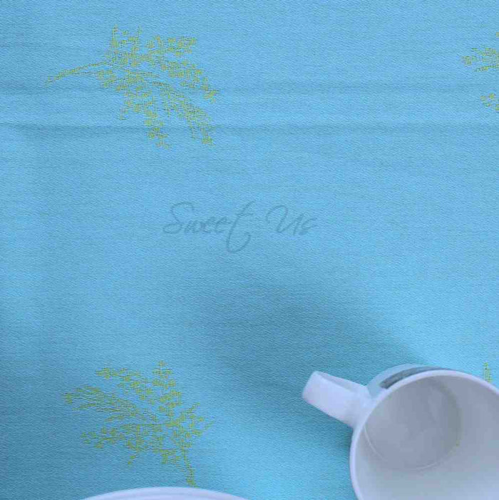 Wipeable Jacquard Tablecloth Rectangle Spill Resistant French Cotton Multicolor - Sweet Us