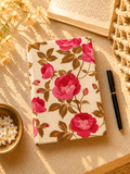 Handcrafted Rose Bloom Print A5 Diary