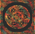 Handmade 100% Cotton Celtic Tie Dye Tapestry Tablecloth Spread Twin 70x104 Amber - Sweet Us