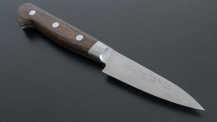 Hitohira Imojiya ST SG2 Paring 75mm Brown Pakka Handle - HITOHIRA