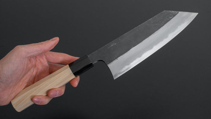Hitohira Togashi White #2 Kurouchi Bunka Hinoki Cypress Handle - HITOHIRA