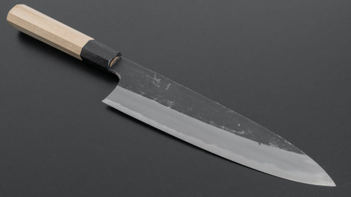 Hitohira Togashi White #2 Kurouchi Gyuto 210mm Ho Wood Handle - HITOHIRA