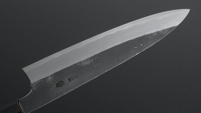 Hitohira Togashi White #2 Kurouchi Gyuto 210mm Ho Wood Handle - HITOHIRA