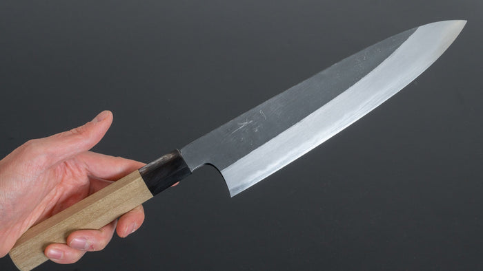 Hitohira Togashi White #2 Kurouchi Gyuto 240mm Ho Wood Handle - HITOHIRA