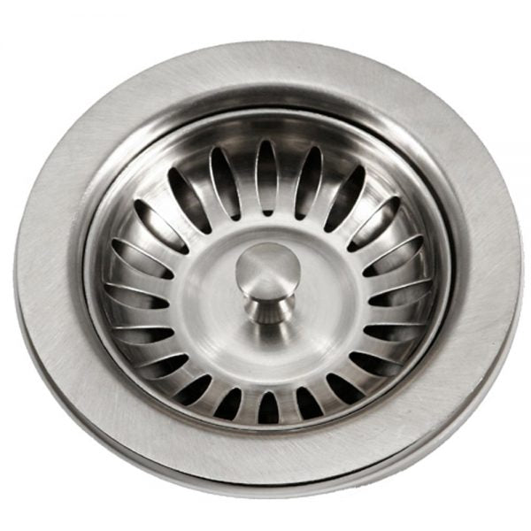 Houzer 190-9180 3.5" Stainless Steel Basket Strainer-Annie & Oak