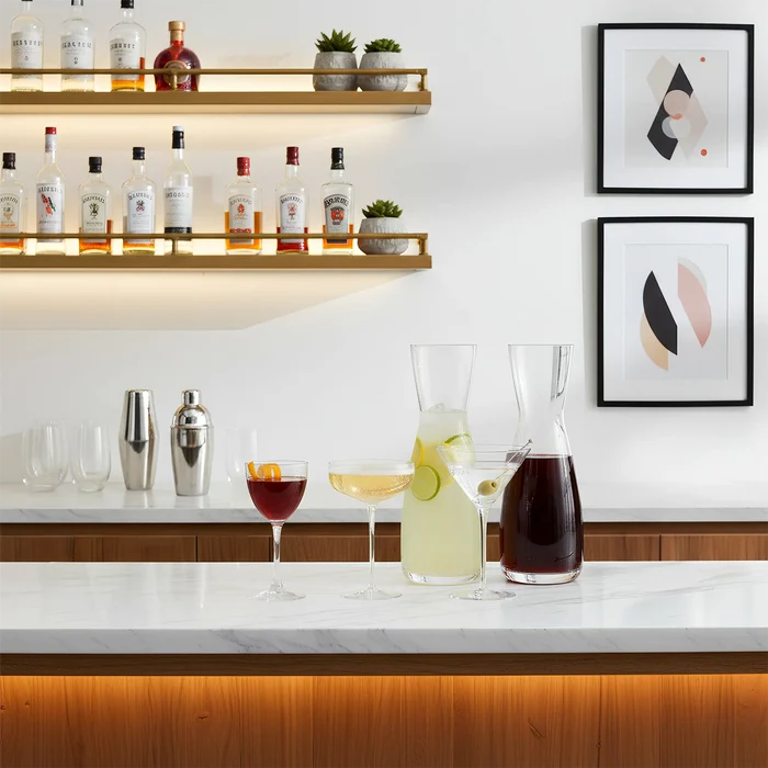 Hoxton Crystal Carafe Optic - 1080ml