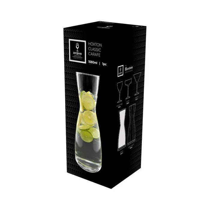 Hoxton Crystal Carafe Plain - 1080ml