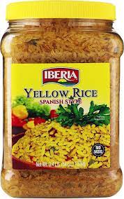 IBERIA YELLOW RICE SPANISH STYLE 3.4 LB #ROCK VALUE-ORDER BY TUESDAY EVENING OCT 27 ARRIVING NOV 04  FOR DELIVERY#