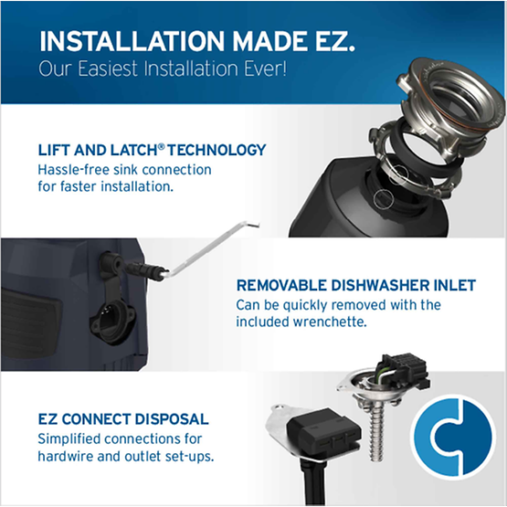 InSinkErator Advanced Series Evolution 35SS, 5/8 HP