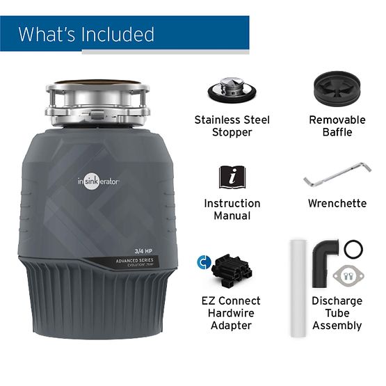 InSinkErator Evolution .75HP Garbage Disposal