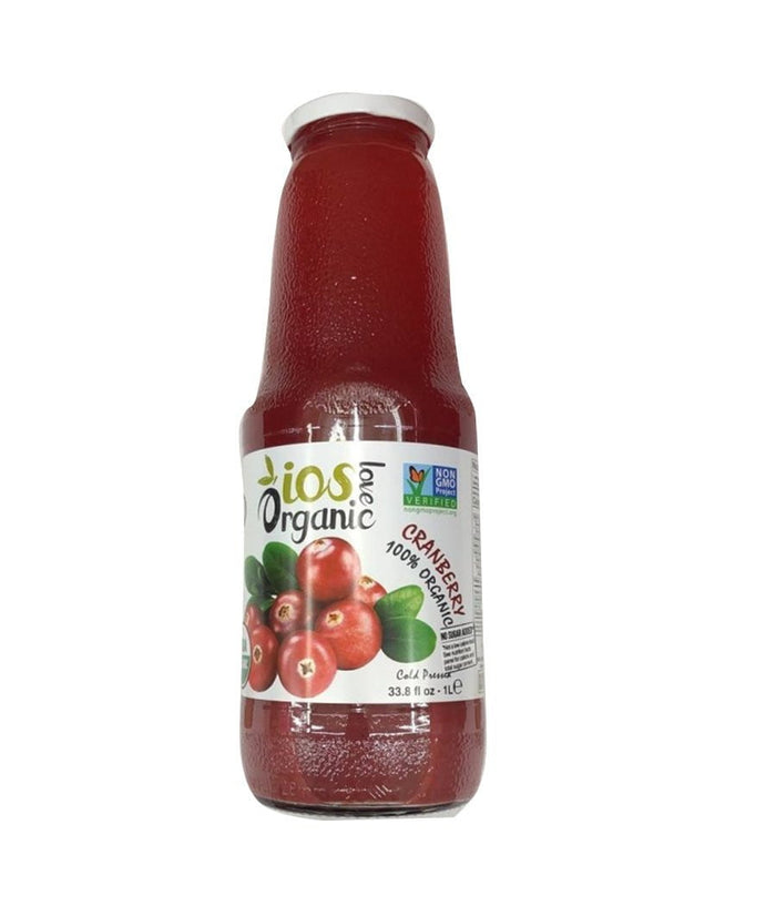 iOS Organic Canberry 100% Organic - 1 Ltr - Daily Fresh Grocery