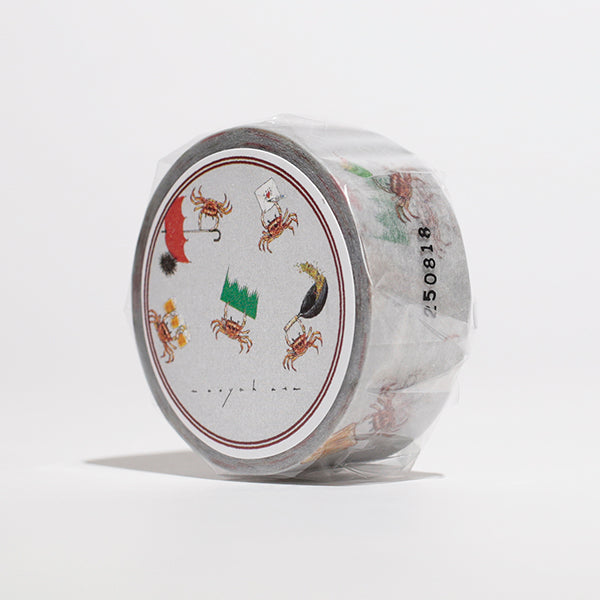 Itoya Naoya Hata Masking Tape (Crab, GY)
