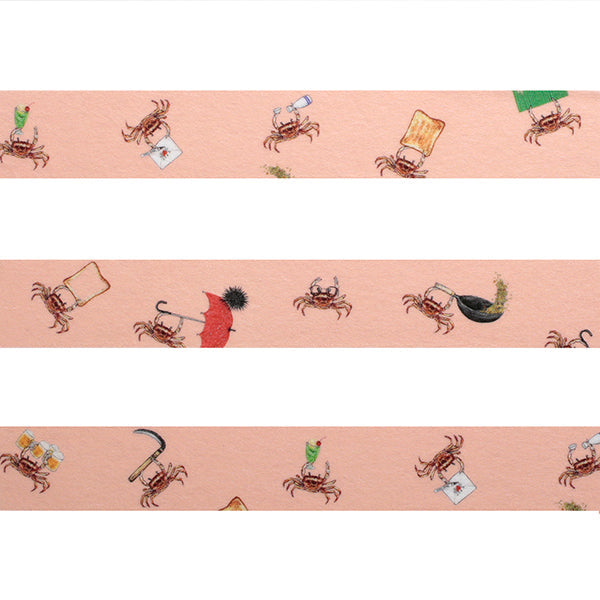 Itoya Naoya Hata Masking Tape (Crab, PK)
