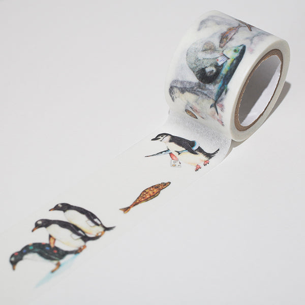 Itoya Naoya Hata Masking Tape (Penguin)