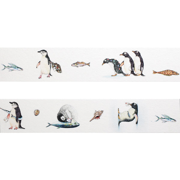 Itoya Naoya Hata Masking Tape (Penguin)