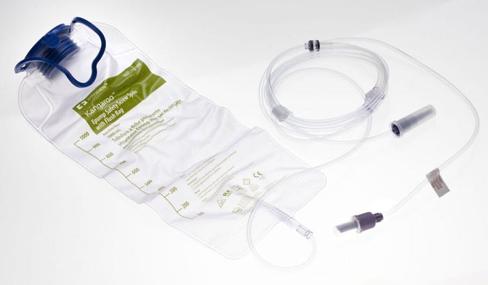 Kangaroo epump 775100 Enteral Feeding Pump Spike Set with Bag, Case of 30 47014831