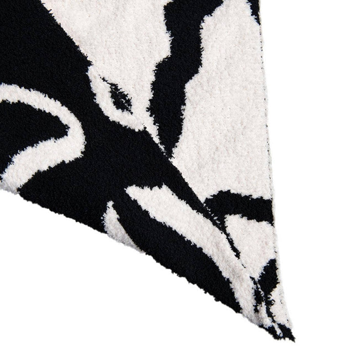 Katydid | Black & White Bows Double Sided Wholesale Blanket