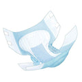 Kendall 66033 Wings Adult Quilted Brief Medium 32" - 44", heavy absorbency, unisex, white, disposable. Case of 96.