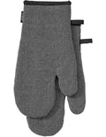 Ladelle Eco Recycled 2pk Oven Mitts 18x33cm - Charcoal