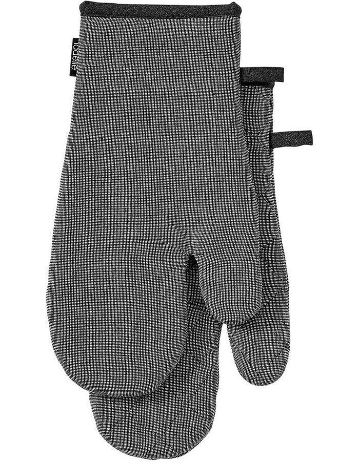 Ladelle Eco Recycled 2pk Oven Mitts 18x33cm - Charcoal