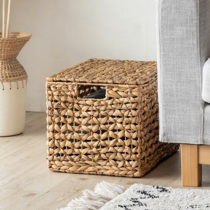 Large Capacity Woven Organizer Basket for Home Use