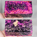 Large stabilized box elder burl wood block