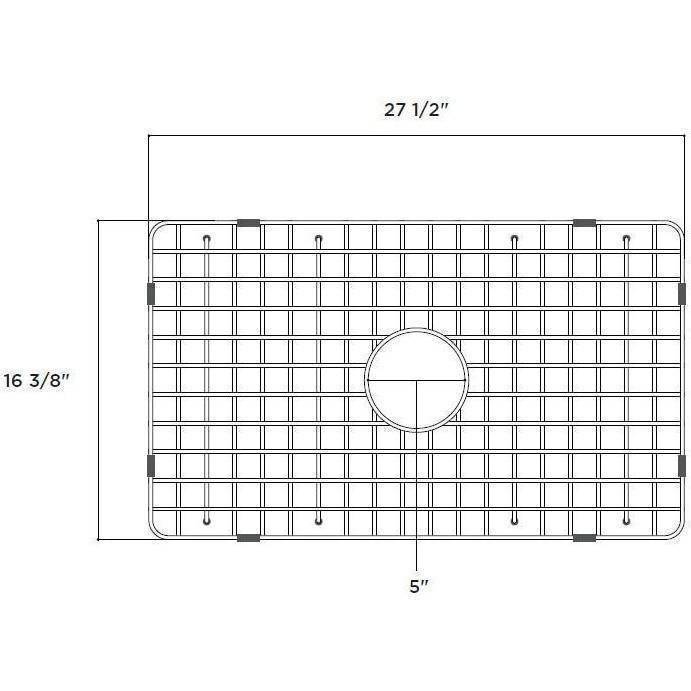 Latoscana SSG-LTW3019 Stainless Steel Kitchen Sink Grid for LTW3019W - Annie & Oak