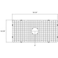 Latoscana SSG-LTW3619 Stainless Steel Kitchen Sink Grid for LTW3619W - Annie & Oak