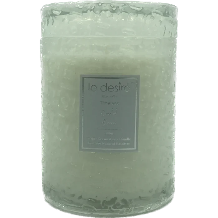 Le Desire Timeless Scented Soy Candle - Orchid Blooms - 340gr