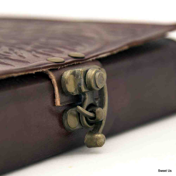 Leather Journal Tree of Life Notebook Travel Diary Notepad Art Sketchbook - Sweet Us