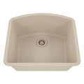 Lexicon Platinum 23" Beige Quartz Single Bowl Composite Sink w/ Grid LP-2321D - Annie & Oak