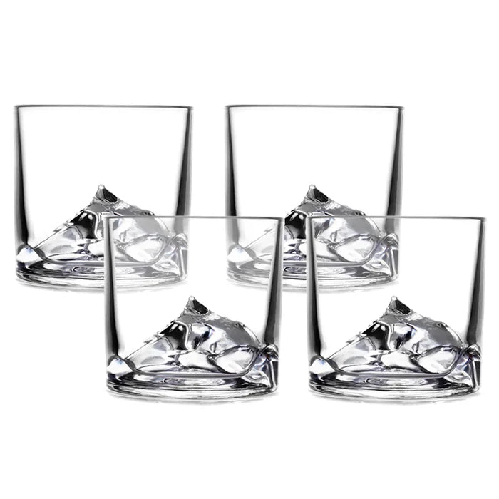 Liiton | Everest Crystal Whiskey 4pc Glasses