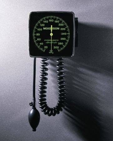LUMEON 01-750W-11ABKGM Aneroid Sphygmomanometer, 1 Each
