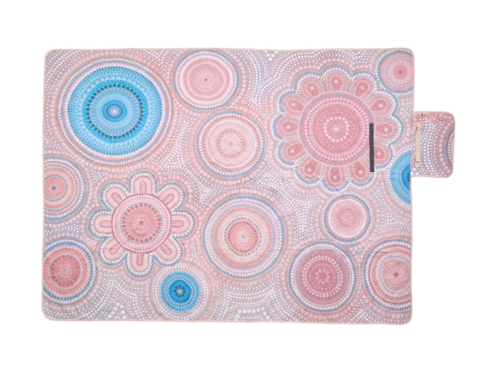 Maxwell & Williams Lou Martin Uplift Folding Picnic Blanket 200x150cm - Pink
