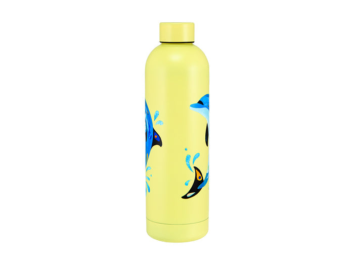 Maxwell & Williams Pete Cromer Ozzie Ocean Double Wall Insulated Bottle 750ml - Dolphin