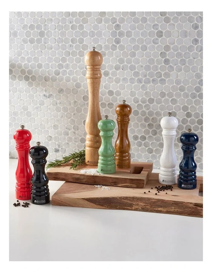 Maxwell & Williams Seasons Salt/Pepper Mill 15cm - White - Gift Boxed