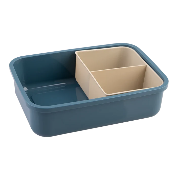 Melii Luxe Bento Box - 3 Compartments - Blue Mint - 1.25L