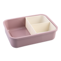 Melii Luxe Bento Box - 3 Compartments - Pink Ivory - 1.25L
