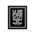 Menacing R Framed Poster - 8×10 - Posters peachiespeechie.com