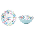 MERMAID GARDEN MELAMINE SERVING BOWL