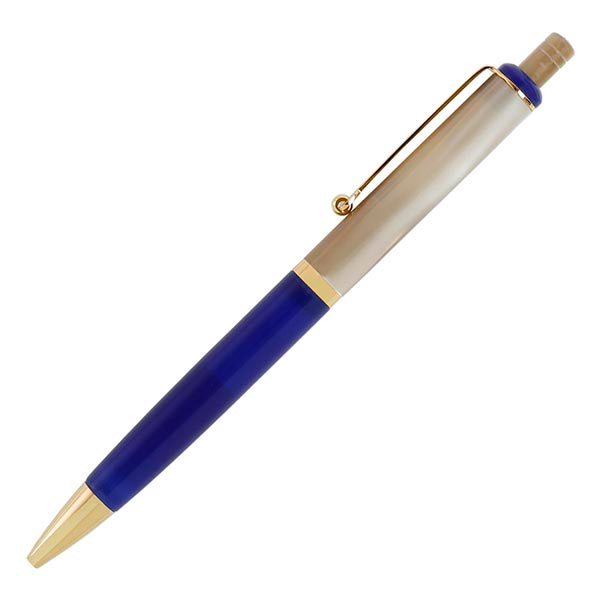 Mighty Ballpoint Pen, Italian Beige × Blue