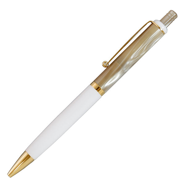 Mighty Ballpoint Pen, Italian Beige × White