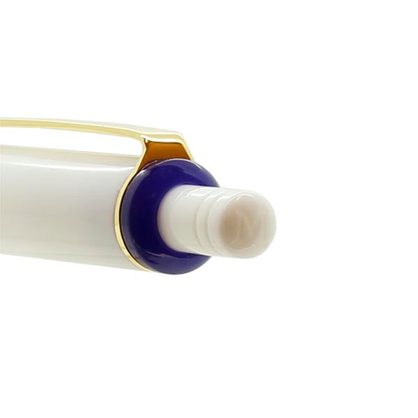 Mighty Ballpoint Pen, White × Blue
