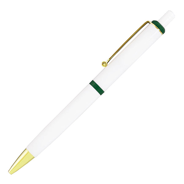 Mighty Ballpoint Pen, White × Green