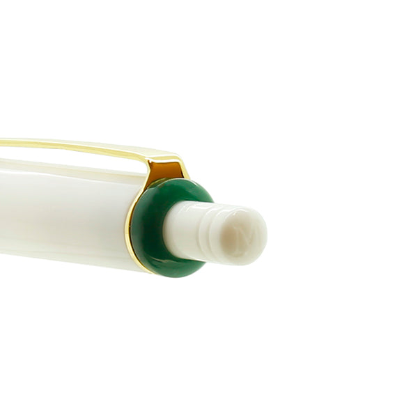 Mighty Ballpoint Pen, White × Green