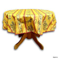 Wipeable Tablecloth Round Spillproof French Acrylic Coated Clos De Oliviers - Sweet Us