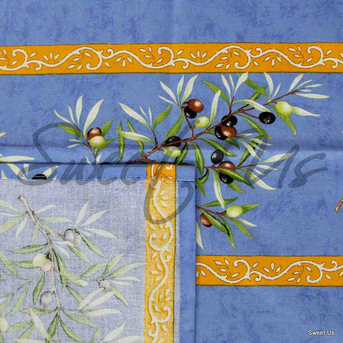 Wipeable Tablecloth Rectangle Spillproof French Acrylic Coated Clos De Oliviers - Sweet Us