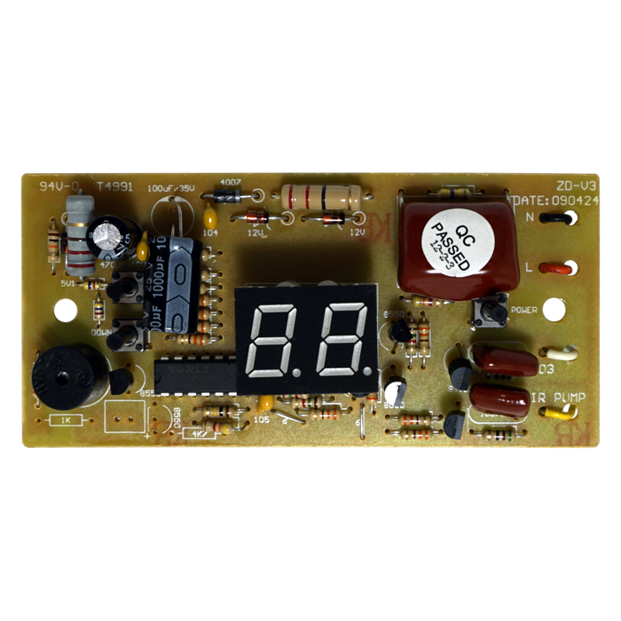 Replacement Board for our O3 PURE Elite 50 KT Ozone Fruit and Vegetable Ozone Washer