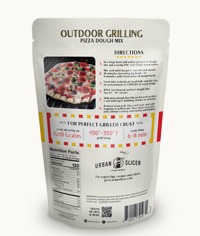 Outdoor Grilling Pizza Dough Mix